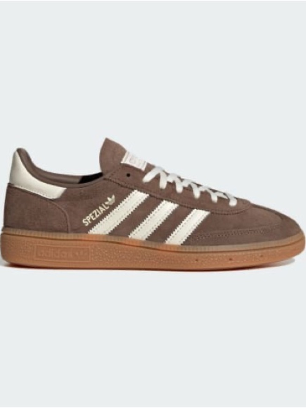 adidas Spezial Brown Suede Sneaker with White Stripes
